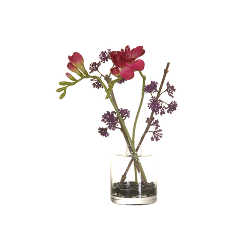 Purple Fuscia Flower in vase