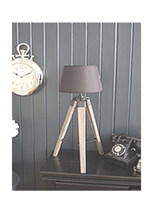 Wooden Tripod lamp